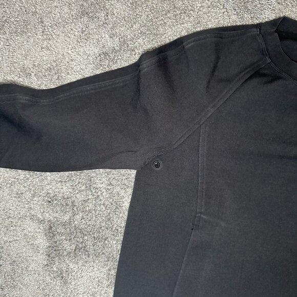 Lululemon Athletica On-Track Crew Womens 4 Black Pullover Sweatshirt - Picture 3 of 11